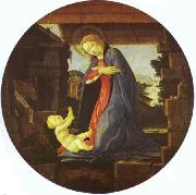 Sandro Botticelli The Virgin Adoring Child oil